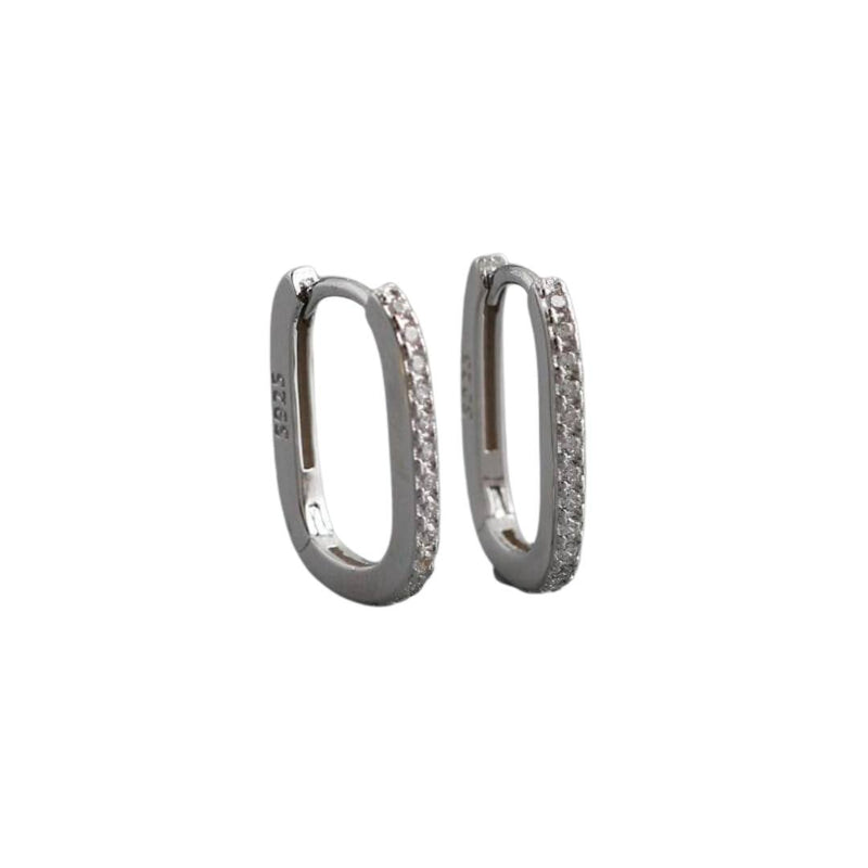 LYNDA Sterling Silver Hoop Earrings