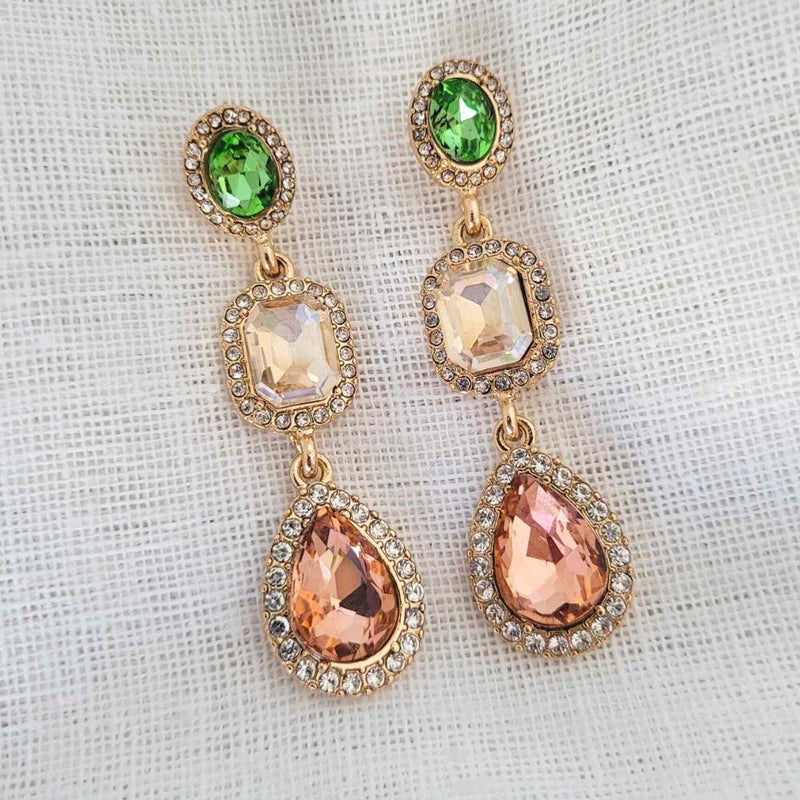 Crystal statement store earrings