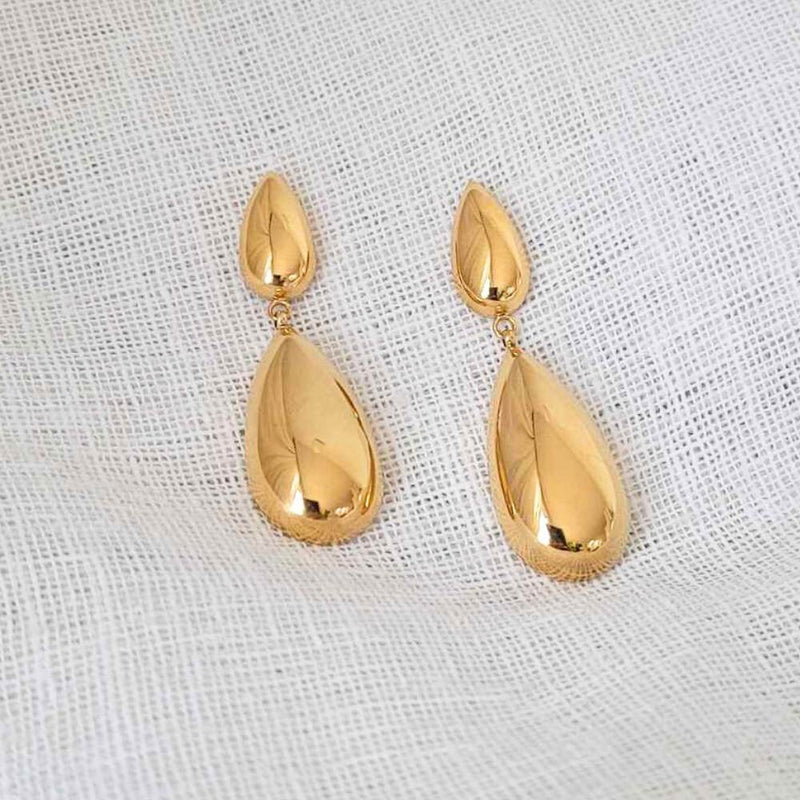 ARIA Lux Gold Drop Earrings