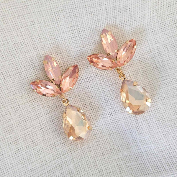 BLOOM Lux Statement Crystal Earrings 3 colours